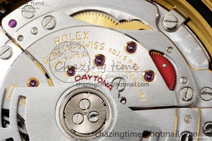 QF Dial Rubber Oysterflex on Daytona SA4130 Edition 1:1 Best Black Strap 116518 0409